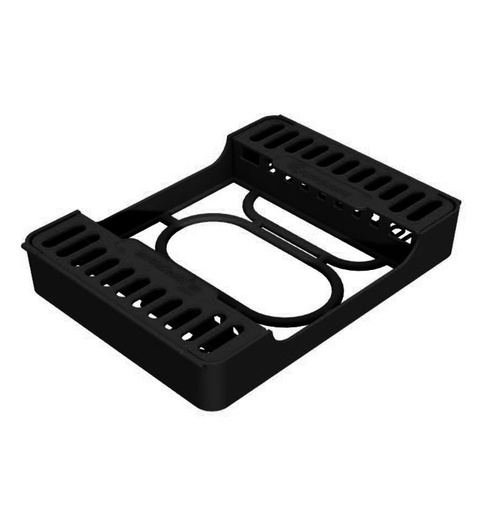 [IDM 6004] Large tray for 9 (Black)