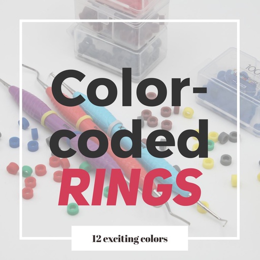 Color-code rings - Pink - IDM 7012