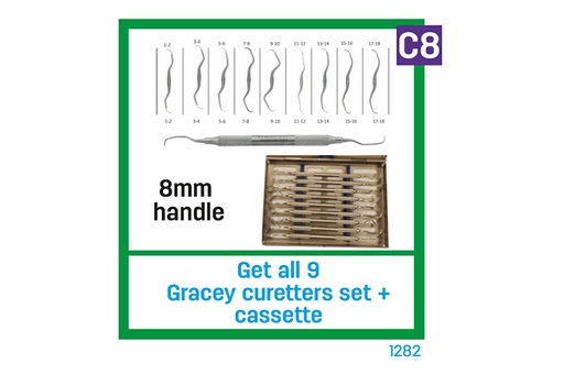 [1282] Gracey curette complet set